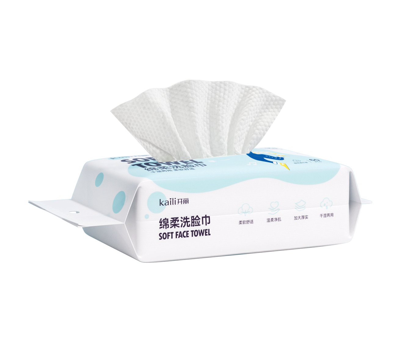 绵柔洗脸巾